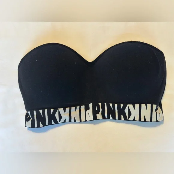Victoria's Secret PINK Black Strapless Bra - Picture 2 of 4